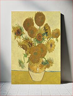 Πίνακας, Vincent van Gogh's Sunflowers (1888) famous still life painting