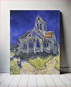 Πίνακας, Vincent van Gogh's The Church at Auvers (1890)
