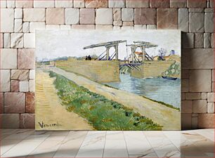 Πίνακας, Vincent van Gogh's The Langlois Bridge (1888)