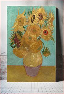 Πίνακας, Vincent van Gogh's Vase with Twelve Sunflowers (1888–1889)