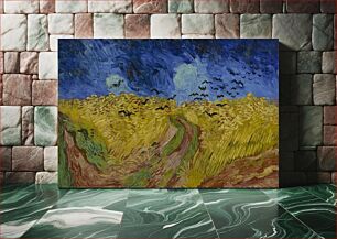 Πίνακας, Vincent van Gogh's Wheatfield with Crows (1890)
