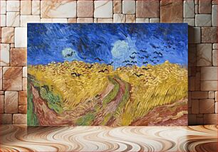 Πίνακας, Vincent van Gogh's Wheatfield with Crows (1890)