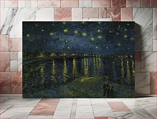 Πίνακας, Vincent van Gogh - Starry Night on the Rhone, 1888