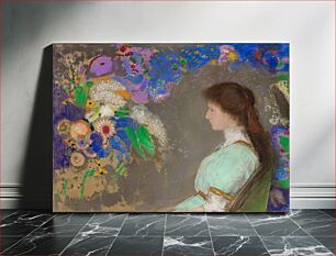 Πίνακας, Violette Heymann (1910) by Odilon Redon