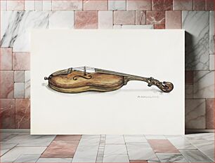 Πίνακας, Violin (ca.1937) by Augustine Haugland