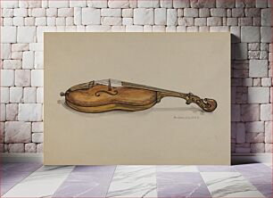Πίνακας, Violin (ca.1937) by Augustine Haugland