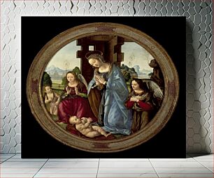 Πίνακας, Virgin Adoring the Christ Child with St. John the Baptist and Two Angels by Tommaso