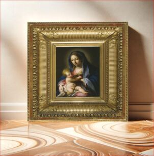 Πίνακας, Virgin and child, 1645 - 1713, Carlo Maratti Follower