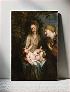 Πίνακας, Virgin and Child with Saint Catherine of Alexandria by Anthony van Dyck
