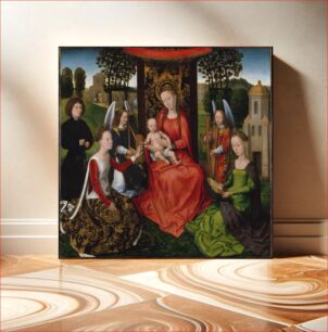 Πίνακας, Virgin and Child with Saints Catherine of Alexandria and Barbara by Hans Memling