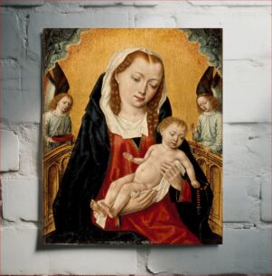 Πίνακας, Virgin and Child with Two Angels by Master of the Saint Ursula Legend