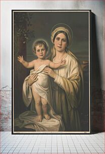Πίνακας, [Virgin Mary holding baby Jesus]