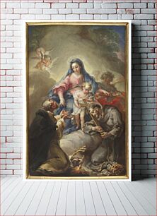 Πίνακας, Virgin with St. Francis and St. Dominic by Vicente Lopez y Portana