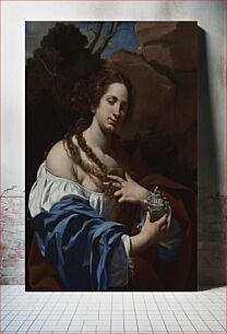 Πίνακας, Virginia da Vezzo, the Artist's Wife, as the Magdalen by Simon Vouet