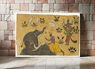 Πίνακας, Vishnu Rescuing the King of the Elephants