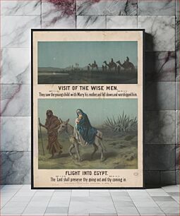 Πίνακας, Visit of the wise men, flight into Egypt