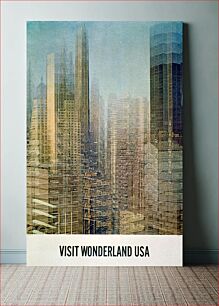 Πίνακας, Visit wonderland U.S.A. (1961) vintage poster by U.S. Government Printing Office