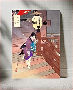 Πίνακας, Visiting the Temple Barefoot Series: Pictures of Women’s Manners and Customs (1898) by Ogata Gekko