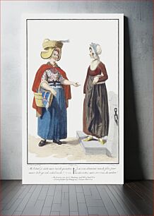 Πίνακας, Visverkoopster (ca. 1803–1807) by Georgius Jacobus Johannes van Os, Ludwig Gottlieb Portman, and Jacques Kuyper