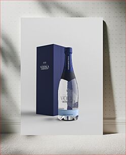 Πίνακας, Vodka Bornholm Bottle with Box Μπουκάλι Vodka Bornholm με κουτί