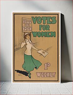 Πίνακας, Votes for Women poster, ca. 1903-1926.Artist: H.M. DallasPrinter:Spottiswoode & Co., LondonView catalog record Questions? Ask a Schlesinger Librarian