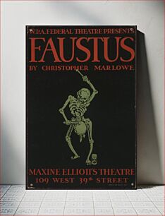 Πίνακας, W.P.A. Federal Theatre Presents "Faustus" by Christopher Marlowe
