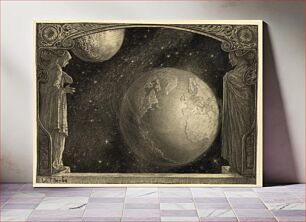 Πίνακας, W. T. Benda 'The Earth and the Milky Way and moon', 1918