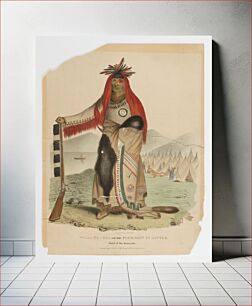 Πίνακας, Waa-na-taa, Foremost in Battle, Chief of the Sioux Tribe