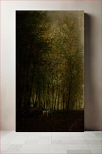 Πίνακας, Wagon in the woods by László Mednyánszky