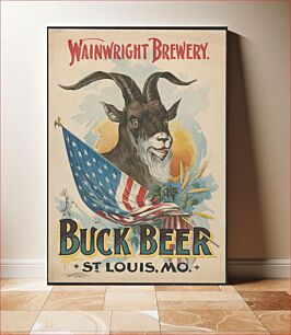Πίνακας, Wainwright Brewery, Buck Beer, St. Louis, MO
