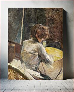 Πίνακας, Waiting (ca.1887) by Henri de Toulouse–Lautrec