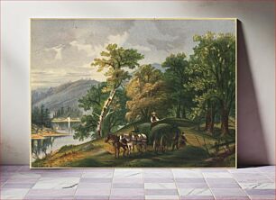 Πίνακας, Wakawan Lake by Robert D. Wilkie