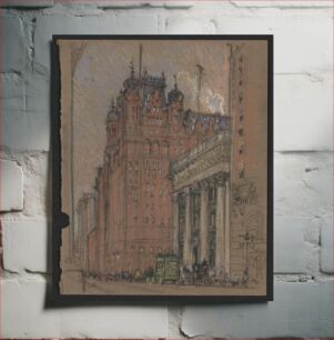 Πίνακας, Waldorf Astoria Hotel, Thirty-Fourth Street and Fifth Avenue (between ca. 1904 and 1908) by Joseph Pennell