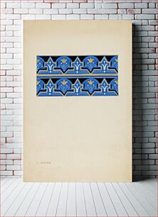 Πίνακας, Wall Paper Border (c. 1937) by Charles Garjian