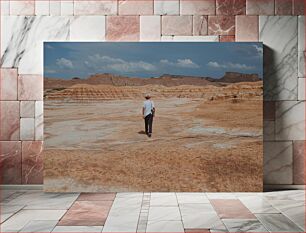 Πίνακας, Wandering in the Desert Landscape Περιπλανώμενος στο έρημο τοπίο