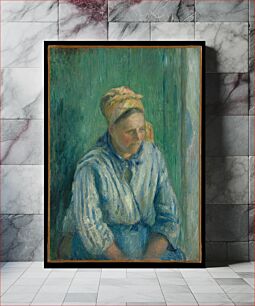 Πίνακας, Washerwoman, Study by Camille Pissarro