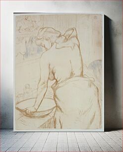 Πίνακας, Washing (1896) by Henri de Toulouse–Lautrec
