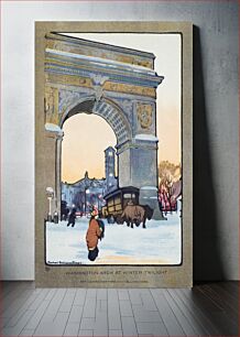 Πίνακας, Washington Arch at Winter Twilight (1914) by Rachael Robinson Elmer