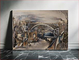Πίνακας, Washington Bridge by Preston Dickinson