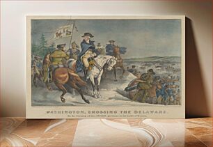 Πίνακας, Washington, Crossing the Delaware–On the Evening of Dec. 25th 1776, previous to the Battle of Trenton