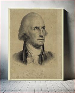 Πίνακας, Washington. From the original portrait painted by Rembrandt Peale / Drawn on stone by Rembrandt Peale ; Litho of Pendleton, 9 Wall St