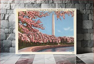 Πίνακας, Washington Monument through the Cherry Blossoms, Washington, D. C