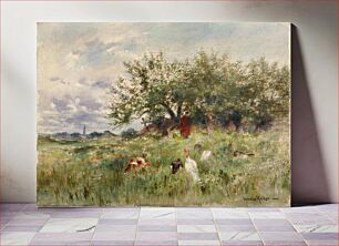 Πίνακας, Watching the Turkeys, Horatio Walker