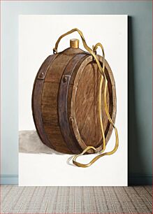 Πίνακας, Water Barrel or Runlet (ca.1937) by Dana Bartlett