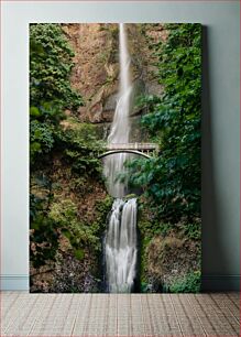 Πίνακας, Waterfall and Bridge Καταρράκτης και Γέφυρα