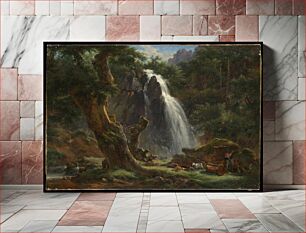 Πίνακας, Waterfall at Mont-Dore