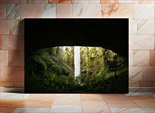 Πίνακας, Waterfall in a Forest Καταρράκτης σε Δάσος