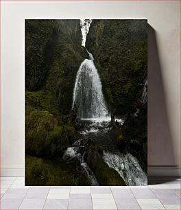 Πίνακας, Waterfall in a Forest Καταρράκτης σε Δάσος