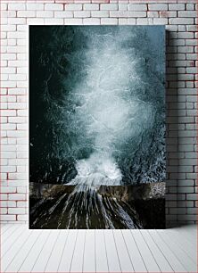 Πίνακας, Waterfall Into a River Καταρράκτης σε ένα ποτάμι