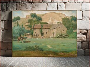 Πίνακας, Watermill at the Foot of a Mountain, Allier